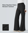 Pantalon de randonnée bootcut déperlant résistant à l'abrasion taille basse avec poches