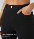 Leggings 7/8 de travail en denim taille haute avec poches Halara Flex™