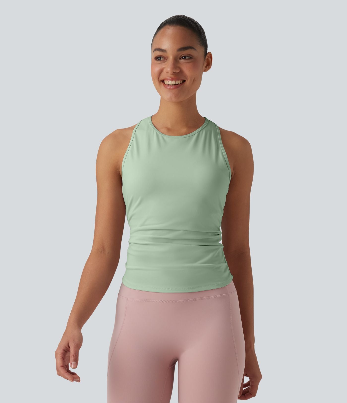 Débardeur de yoga SoftlyZero™ col rond dos nageur effet frais InstantCool