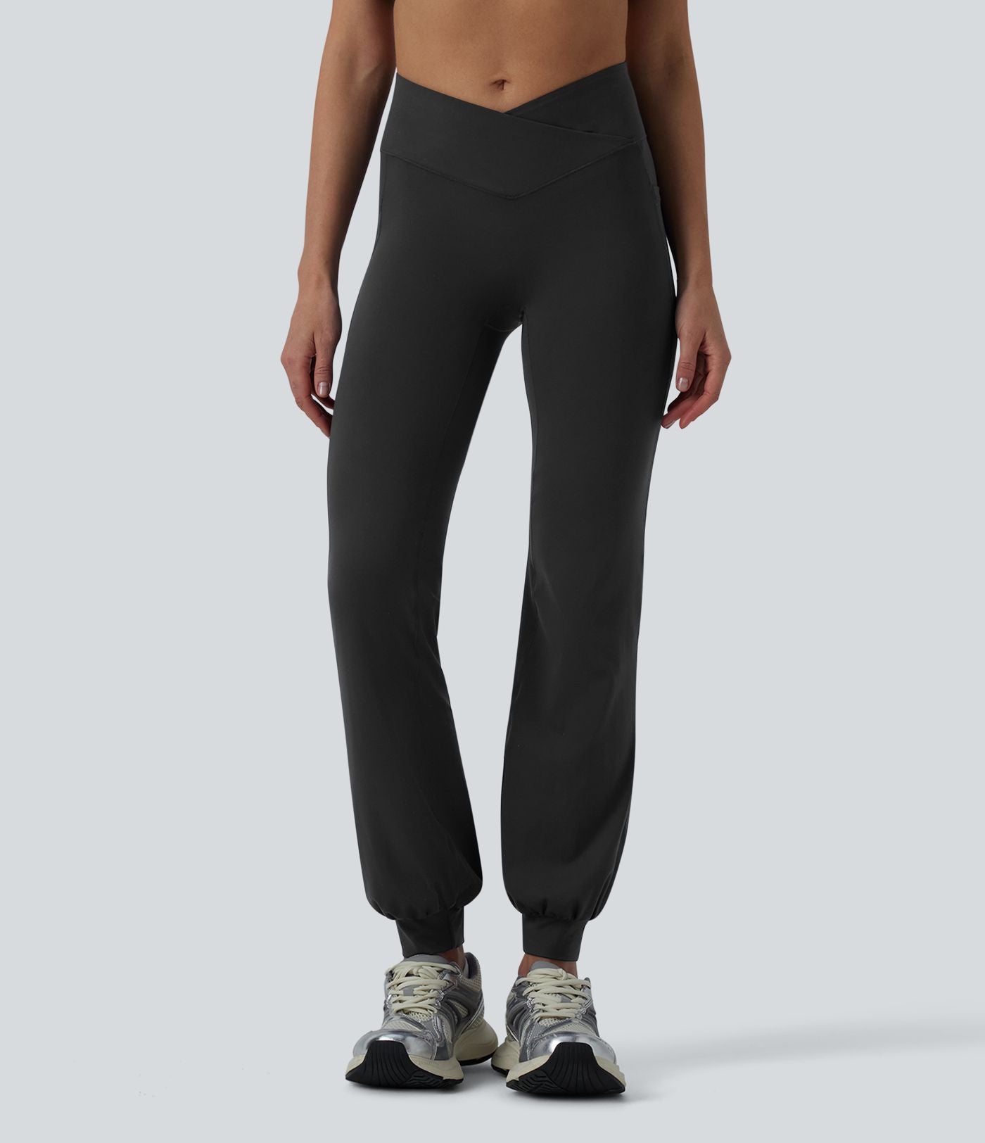 Jogging danse SoftlyZero™ croisé taille haute avec poches - UPF50+