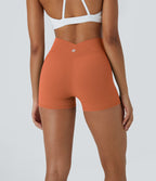 Softlyzero™ Short 7,5cm Biker Taille Haute Croisé Uni