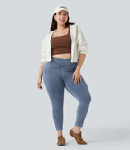 Halara Flex™ Jegging Casual Taille Haute Tricot Extensible Poche Latérale Arrière Grande Taille