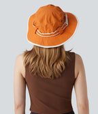 Chapeau de soleil large bord réglable - UPF40+