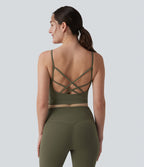 Brassière de sport SoftlyZero™ Plush maintien léger bretelles croisées dos nu