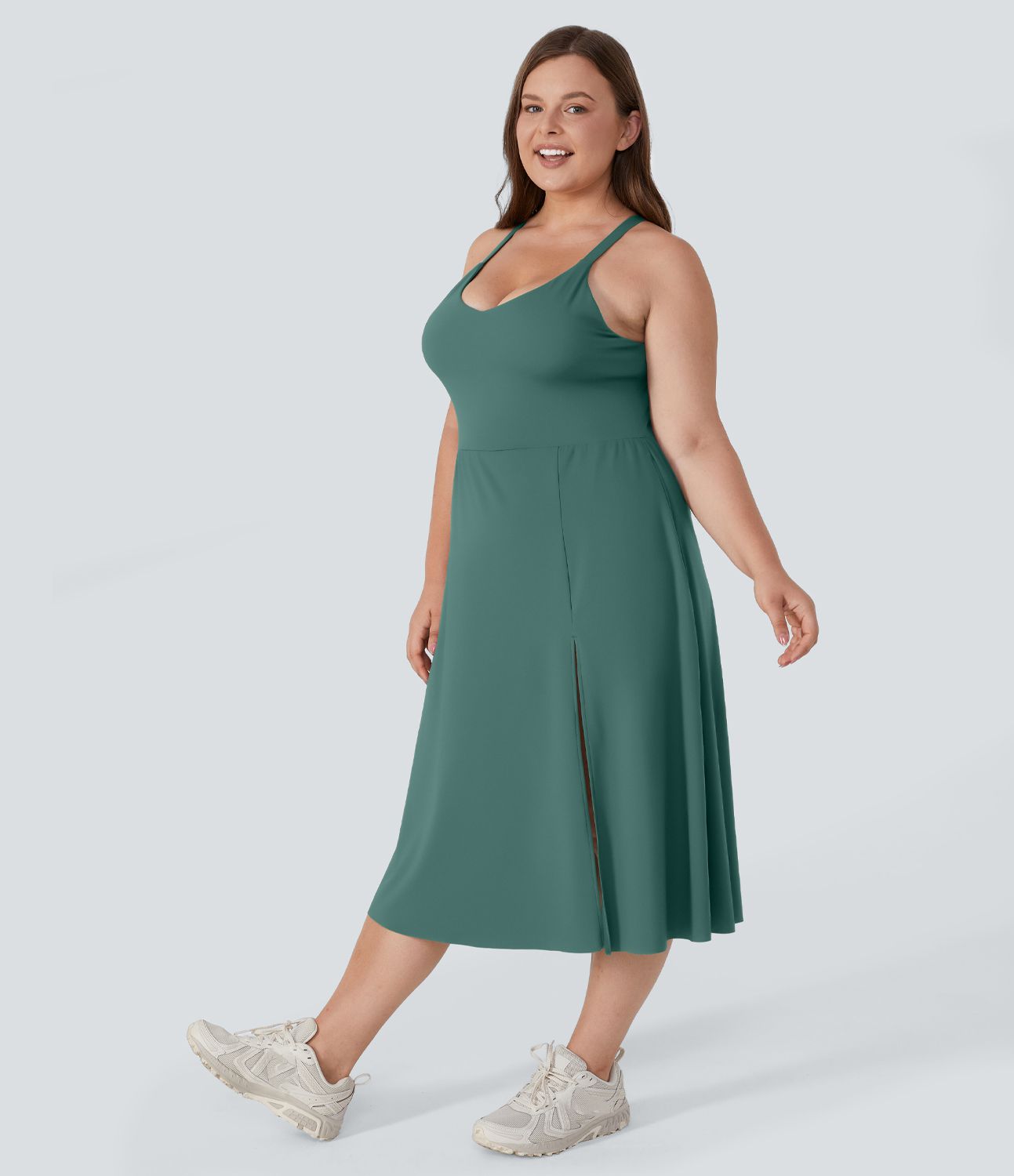 Robe Midi Casual Grande Taille Everyday - Lala Land