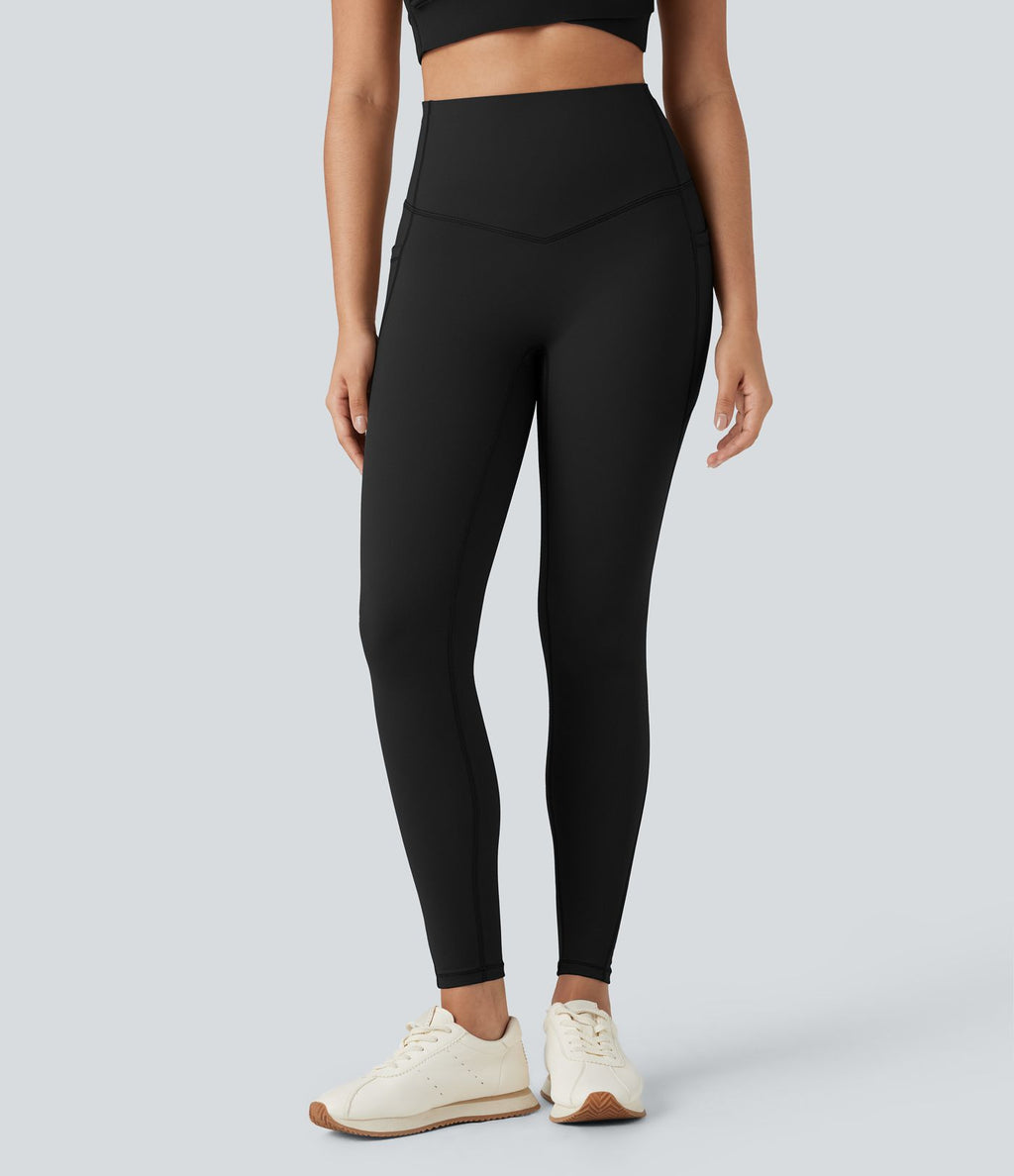 Legging yoga polaire thermique  gainant taille haute Halara UltraSculpt™ Heat avec poches