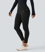 Pantalon ajusté taille haute DayStretch avec poches