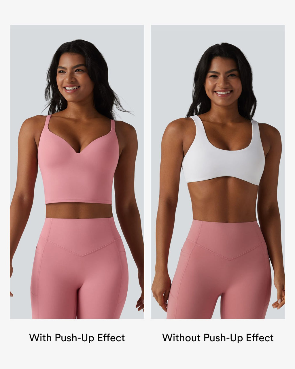 Halara UltraSculpt™ Débardeur yoga push-up à bretelles croisées réglables et coussinets non amovibles