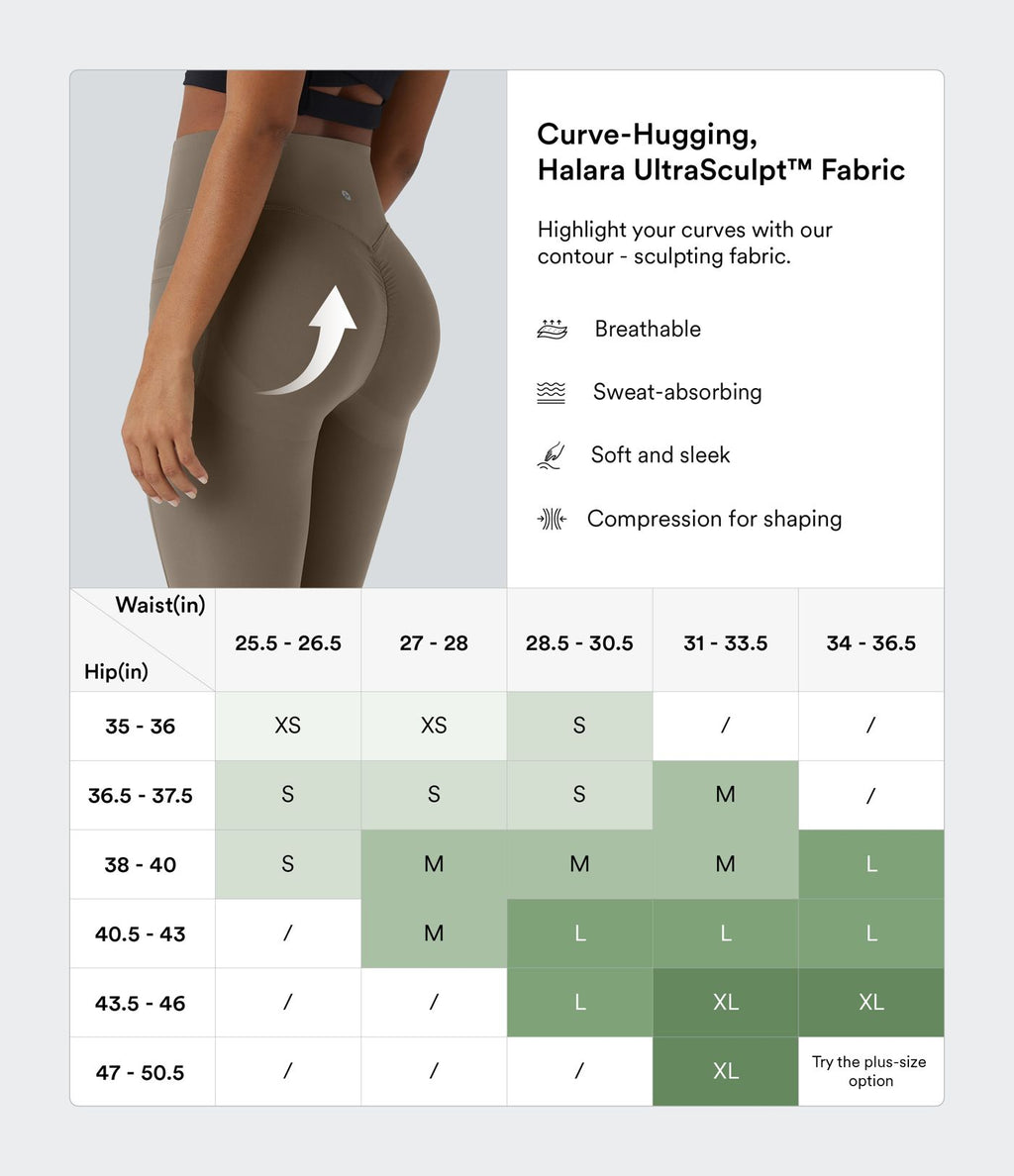 Legging de yoga gainant taille haute avec poches Halara UltraSculpt™