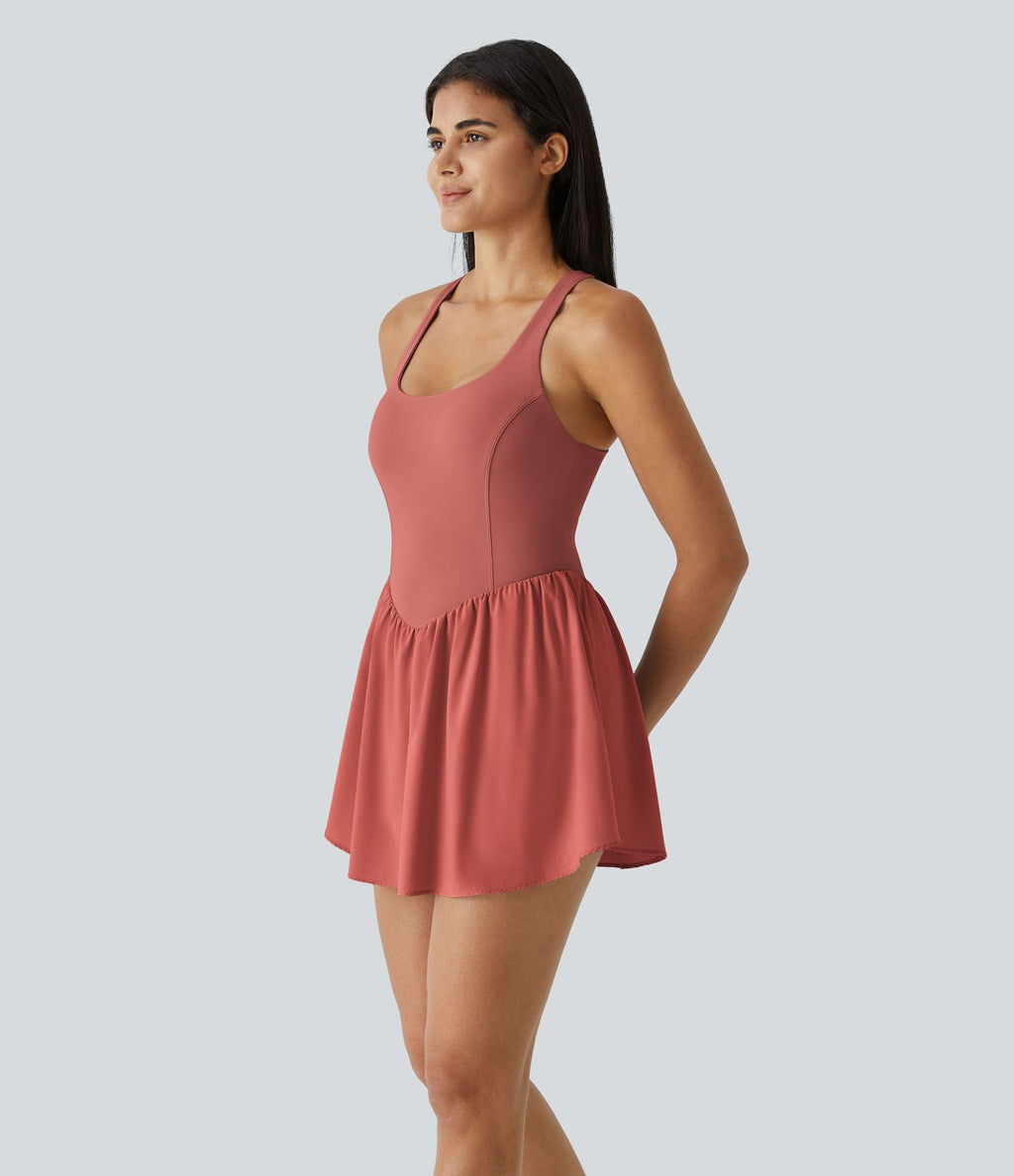 Robe de sport mini 2-en-1 Breezeful™ corset fluide séchage rapide avec poche padel/pickleball A-C