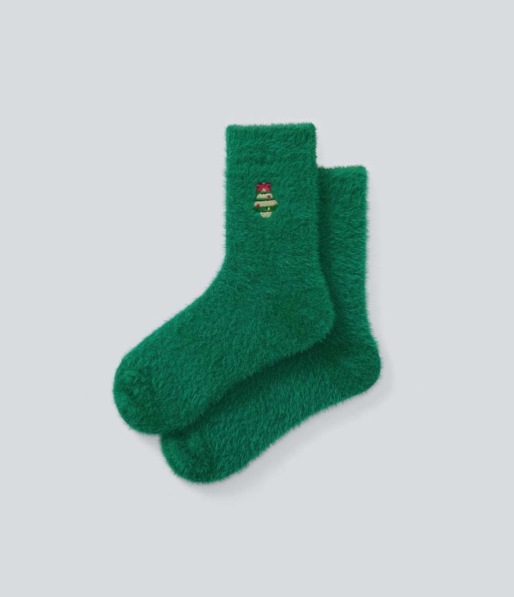 Chaussettes Fausse Fourrure de Noël