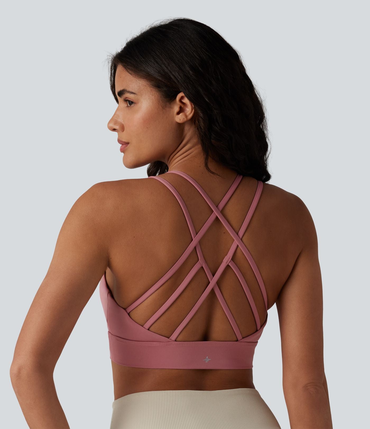 Brassière de sport intégrée à maintien léger