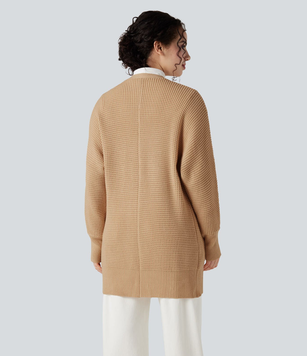 Cardigan manches longues avec poches