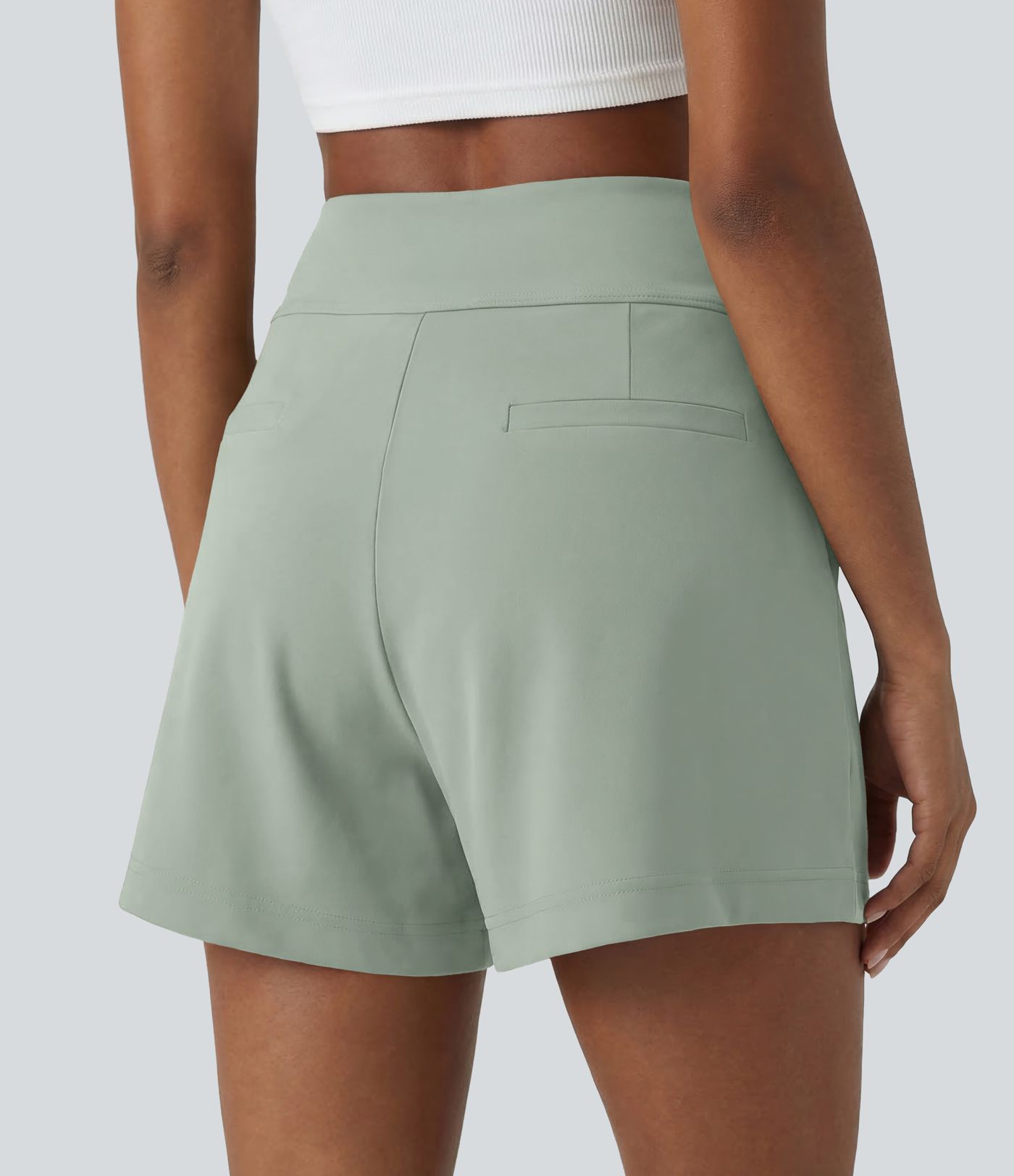 Short de travail large taille haute DayStretch avec poches