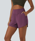 Breezeful™ Shorts 10cm Casual à Séchage Rapide Taille Haute et Poche Latérale