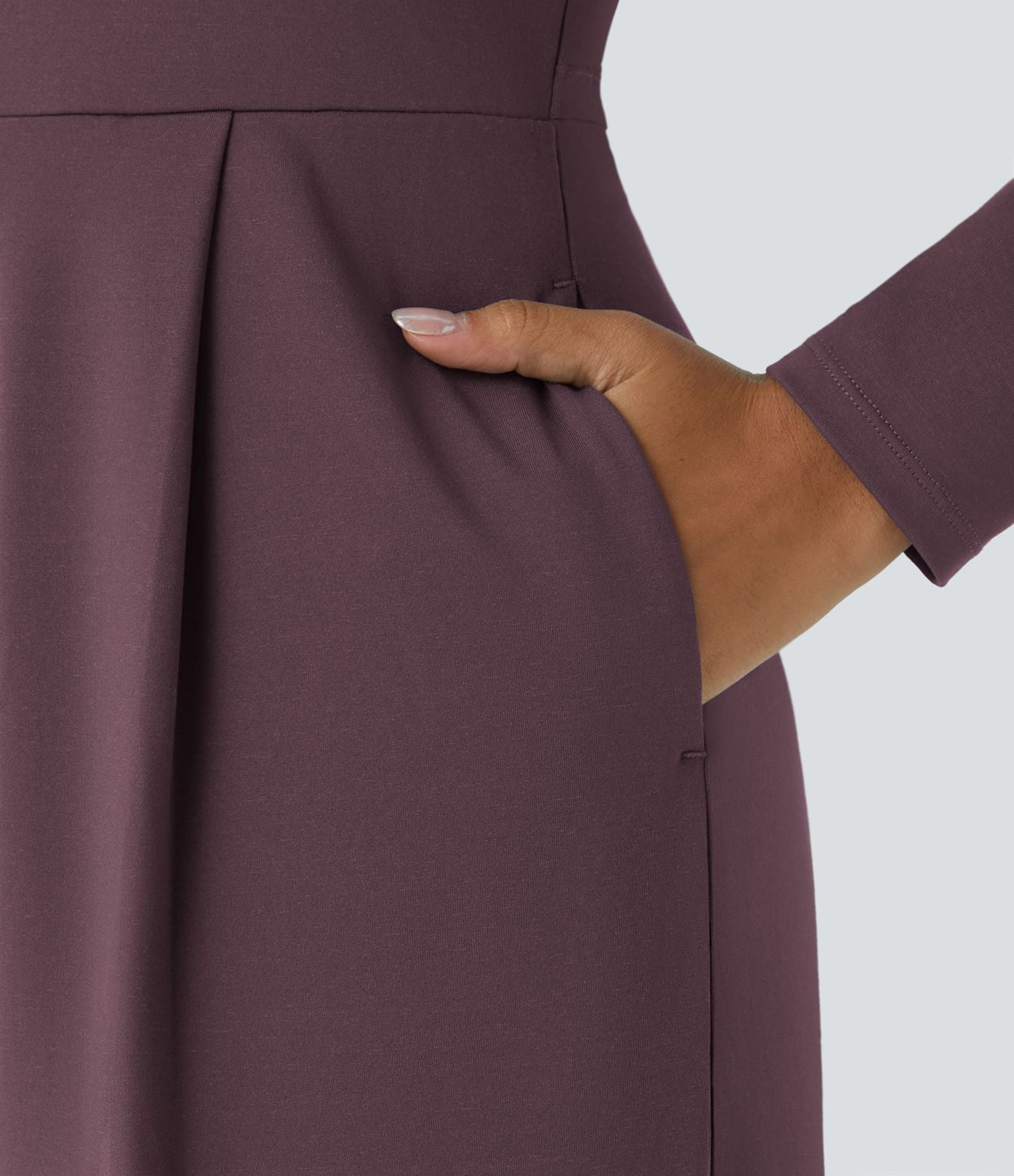 Combinaison de cérémonie à manches longues, coupe large avec poches latérales et zip invisible - Édition Easy Peasy