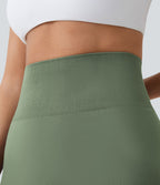 Legging taille haute froncé uni sans couture OneForm Seamless Flow