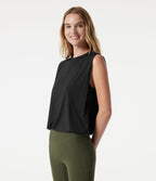 Body de yoga col rond sans manches effet frais InstantCool, protection solaire UPF50+