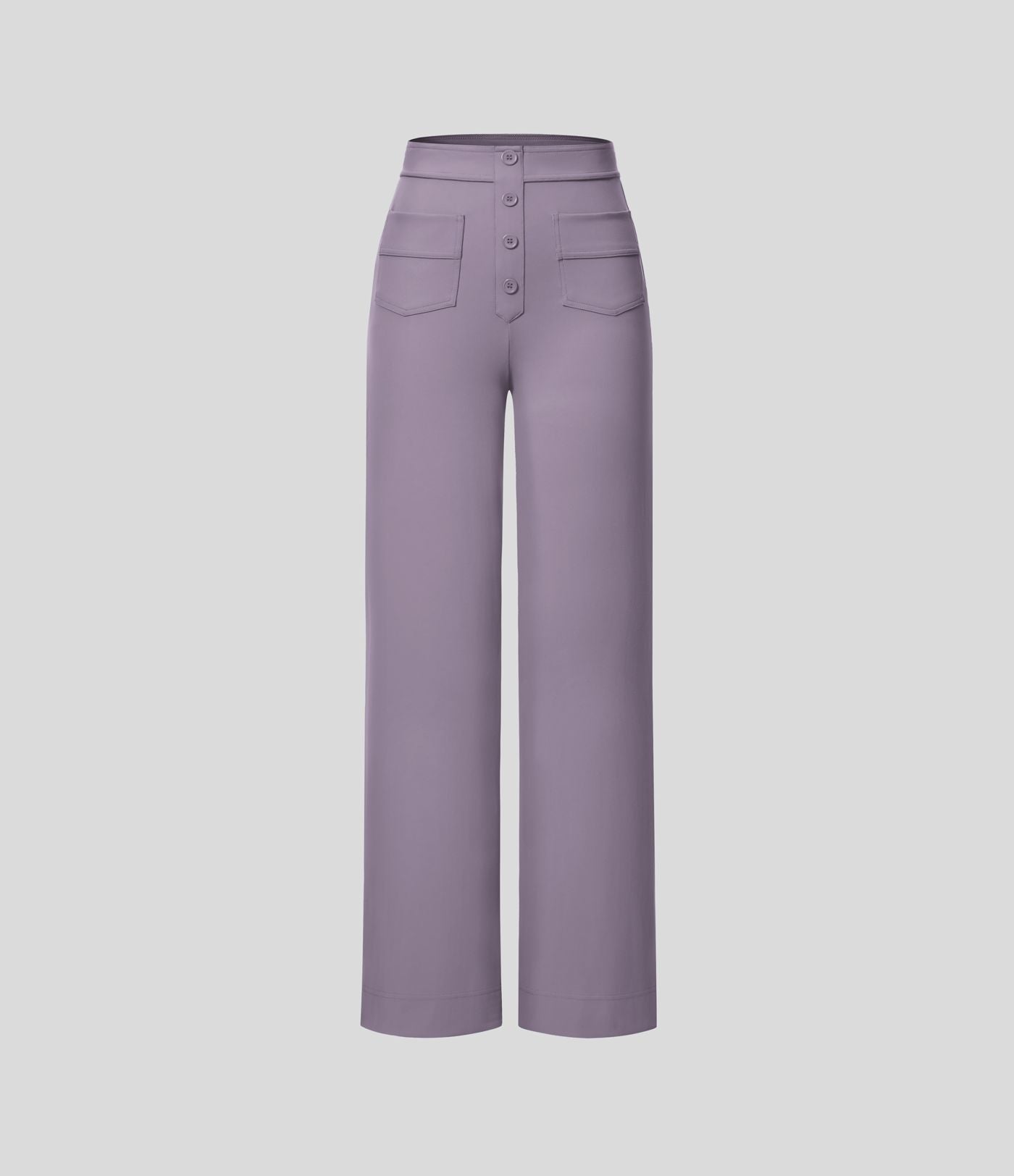 Pantalon taille haute coupe droite DayStretch avec poches