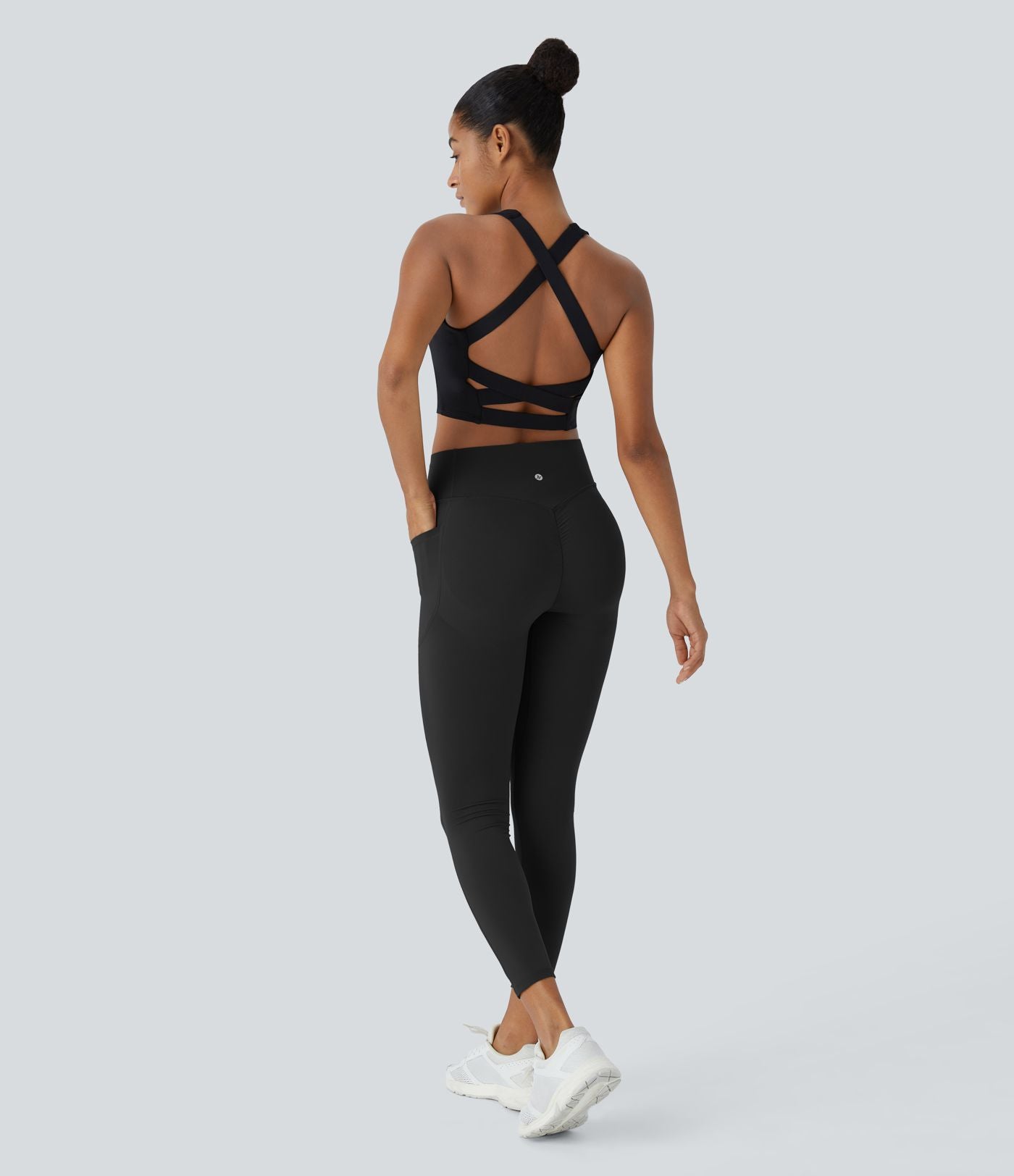 Legging de yoga gainant taille haute avec poches Halara UltraSculpt™