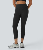 Legging corsaire d'entraînement gainant galbant taille haute avec effet scrunch et poches Halara UltraSculpt™