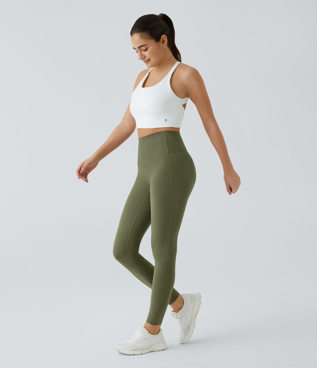 Legging d'entraînement gainant taille haute avec poches Halara UltraSculpt™