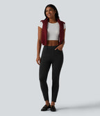 SpacerTek™ Pantalon casual skinny taille mi-haute avec poches