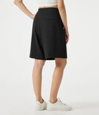 Short tailleur baggy DayStretch taille haute 22,5 cm avec poches