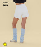 Short de yoga 2-en-1 Halara X Smiley® SoftlyZero™ Airy 12,5 cm taille très haute effet frais InstantCool avec poches, longueur allongée