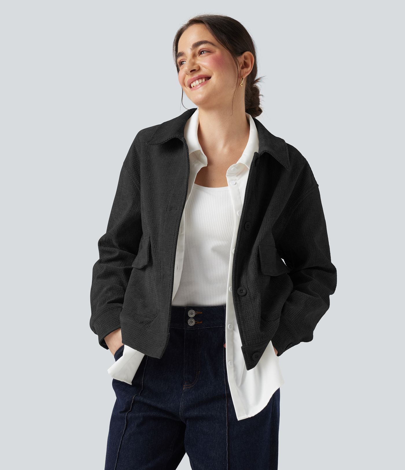 Veste manches longues avec poches
