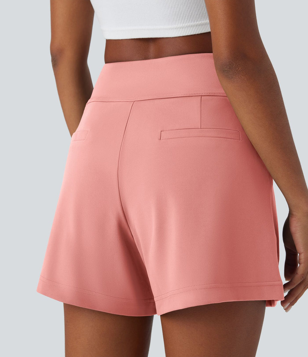 Short de travail large taille haute DayStretch avec poches