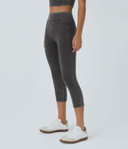 Halara Flex™ Jegging Capri Taille Haute Extensible Poche Latérale Arrière