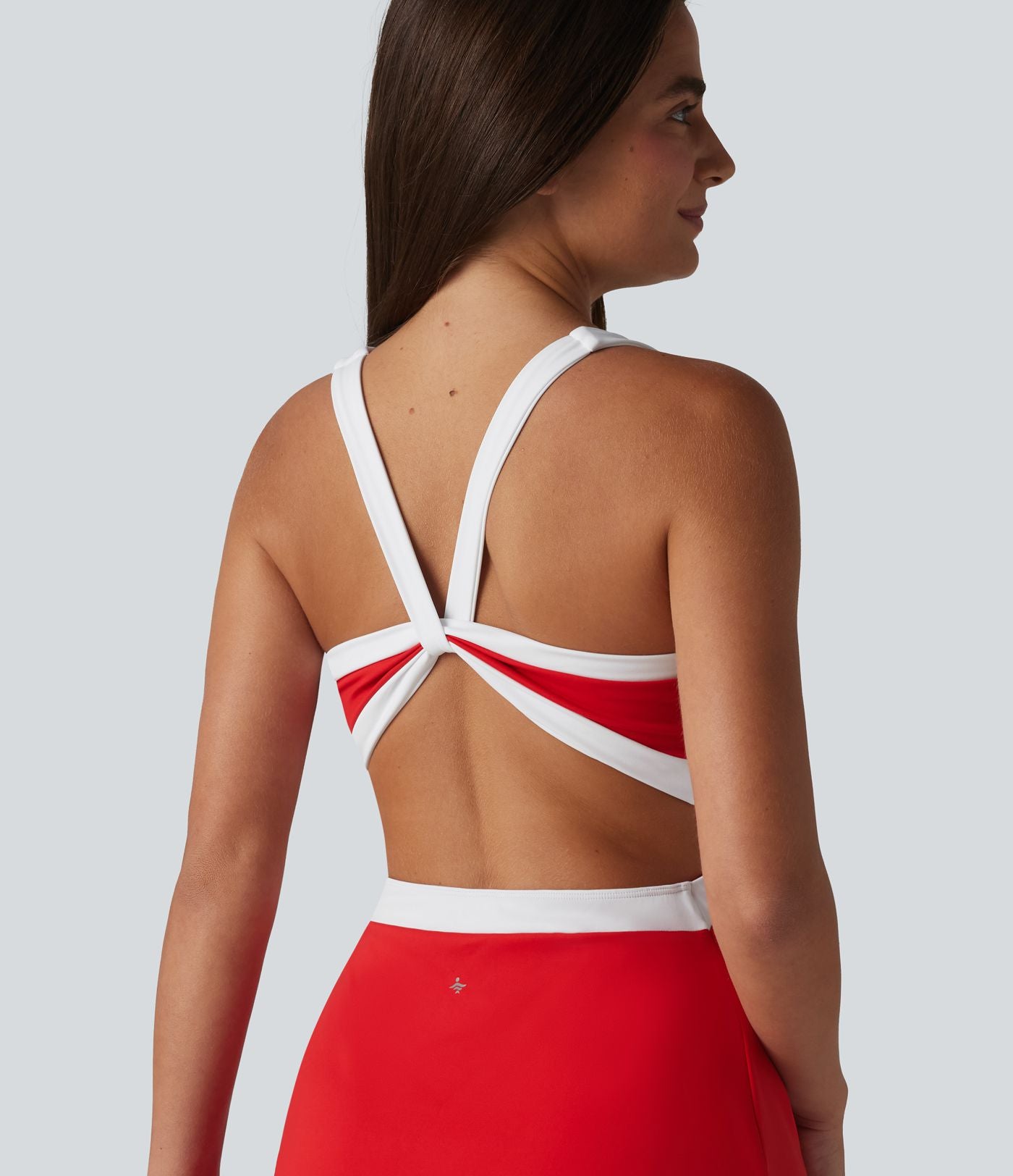 Robe de tennis mini SoftlyZero™ Airy 2-en-1 color block à effet frais InstantCool, brassière intégrée et poches, accès facile Easy Peasy