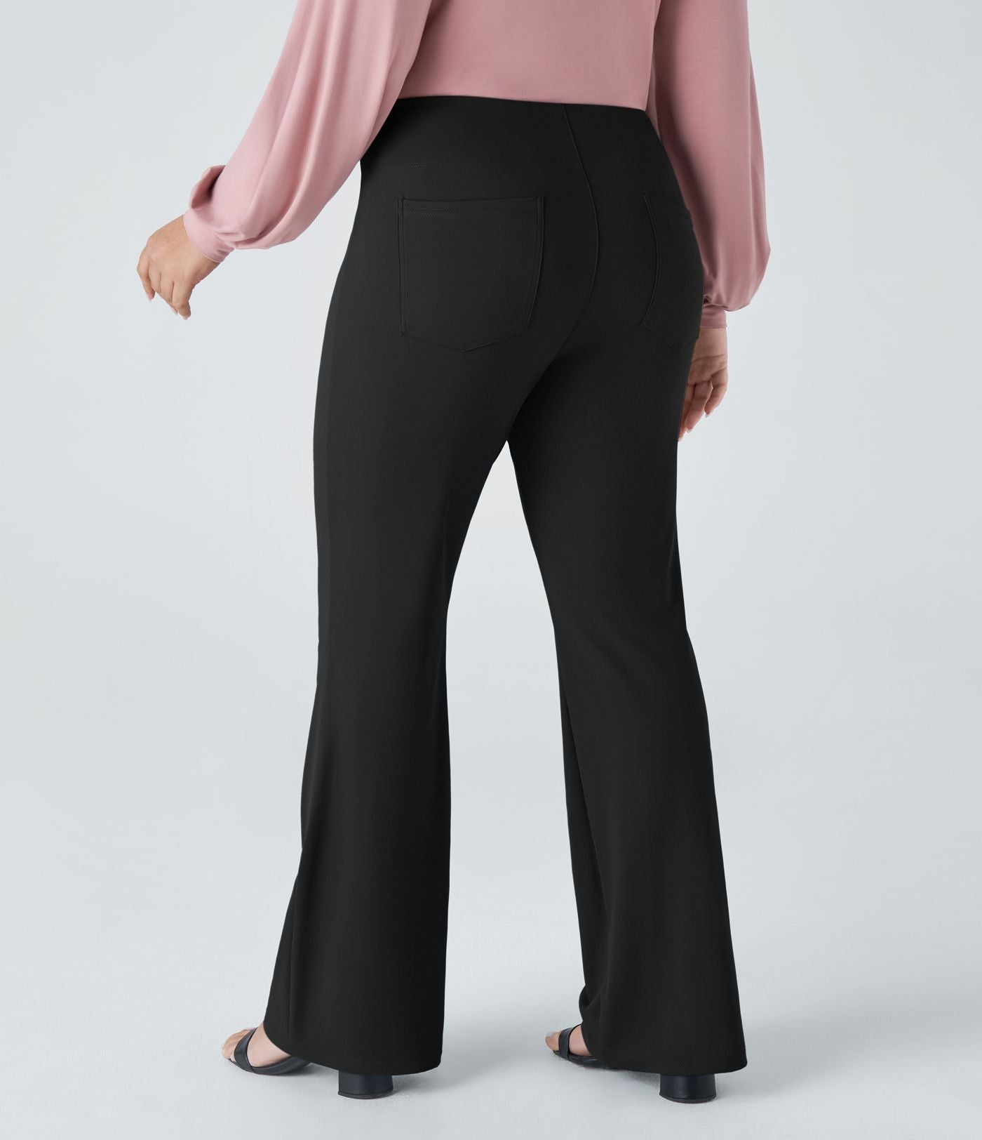 Pantalon tailleur taille haute grande taille Halara Flex™ avec poches