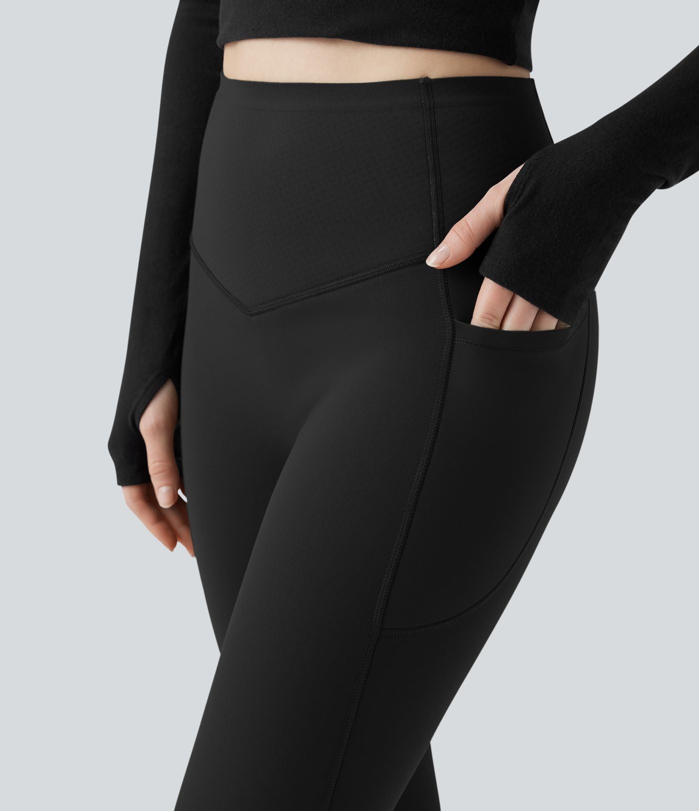 Legging de yoga gainant taille haute extra chaud Halara UltraSculpt™ avec poches