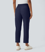 Pantalon golf fuselé taille haute cordon poches séchage rapide - Poche tee de golf