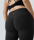 Legging d'entraînement gainant galbant taille haute grande taille avec effet scrunch et poches Halara UltraSculpt™