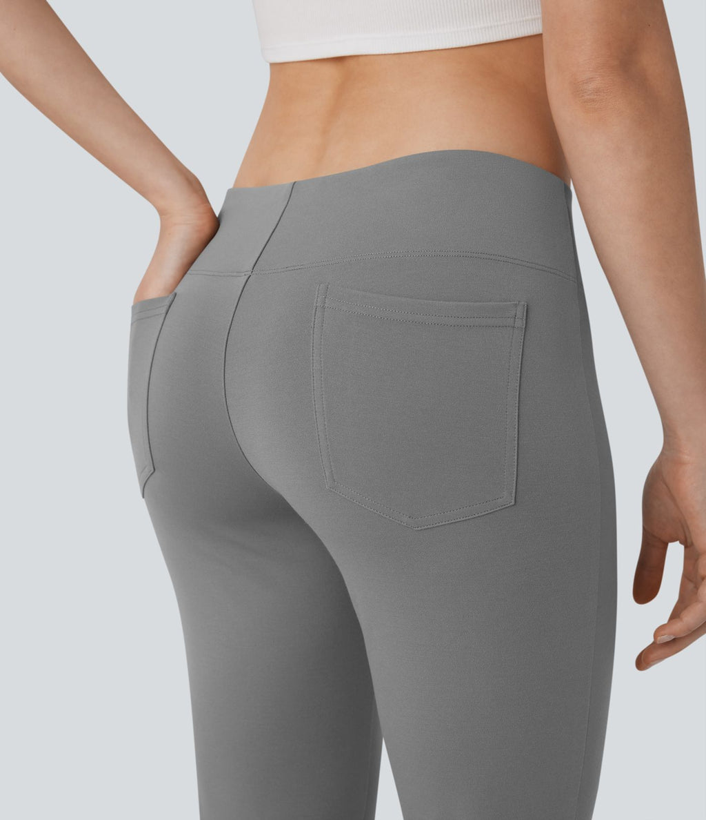 Pantalon taille basse avec poches