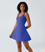 Robe de Danse Sport Mini à Volants Torsadés Dos Nu - Longueur Plus