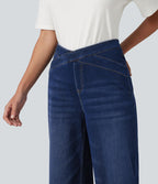 Jean bootcut Halara Flex™ taille haute croisée avec poches