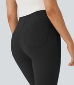 Pantalon tailleur fuselé taille haute Halara Flex™ avec poches
