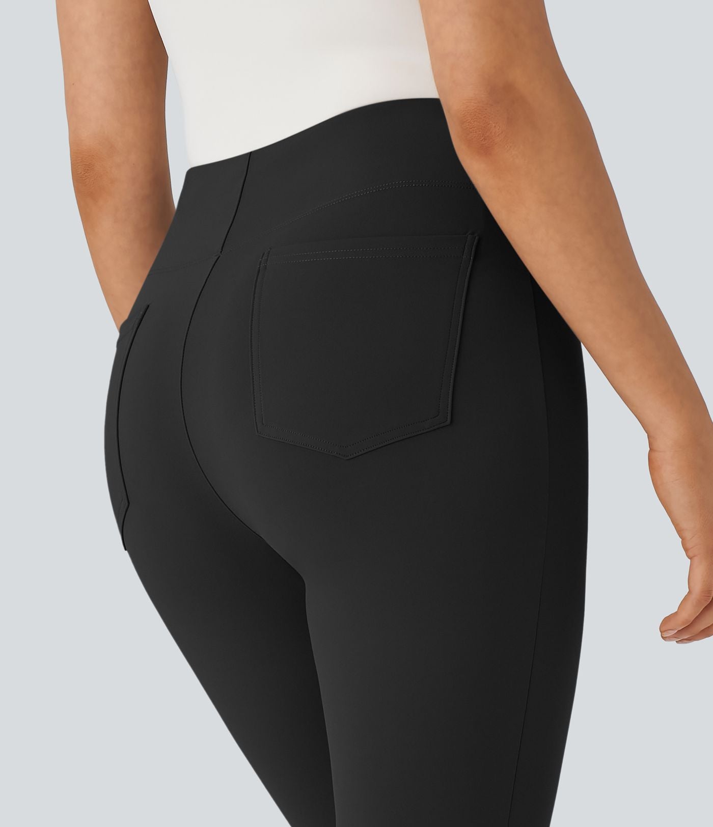 Pantalon tailleur fuselé taille haute Halara Flex™ avec poches