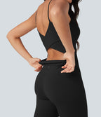 Combinaison de yoga SoftlyZero™ Airy col U effet frais InstantCool, accès facile Easy Peasy, protection solaire UPF50+