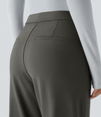 Pantalon tailleur évasé taille haute Halara Flex™ DayStretch avec poches