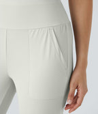 Jogging Casual Uni Taille Haute Poche Latérale