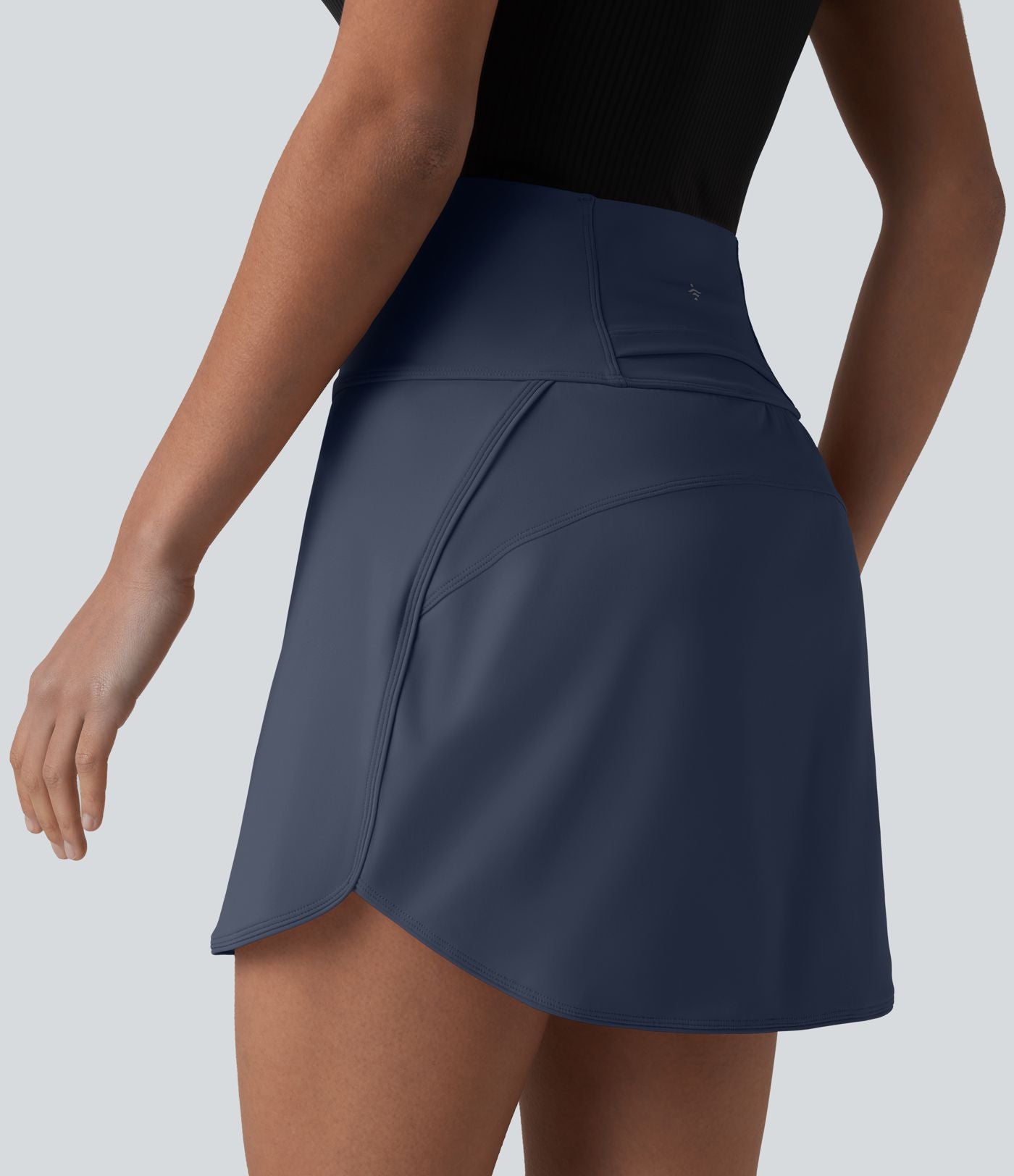 Jupe de golf courte 2-en-1 SoftlyZero™ Airy effet frais InstantCool taille ultra-haute gainant avec ourlet arrondi et poches