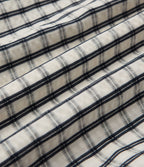 Pantalon large décontracté à carreaux taille mi-haute avec cordon de serrage et poches
