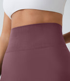 Legging taille haute froncé uni sans couture OneForm Seamless Flow