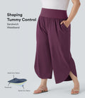 Pantalon tailleur gainant taille haute avec poches Halara Flex™