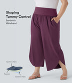 Pantalon tailleur gainant taille haute avec poches Halara Flex™